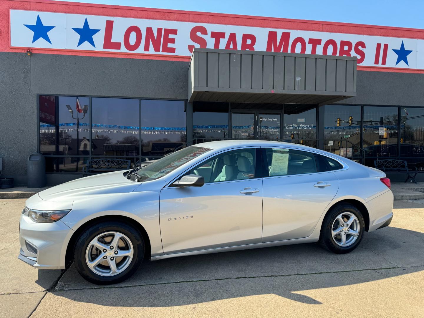 2018 SILVER CHEVROLET MALIBU LS (1LS) (1G1ZB5ST3JF) , located at 5900 E. Lancaster Ave., Fort Worth, TX, 76112, (817) 457-5456, 0.000000, 0.000000 - Photo#0